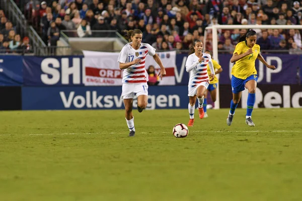 Shebelieves Cup Final Usa Brazil Raymond James Stadium Tampa Florida — 스톡 사진