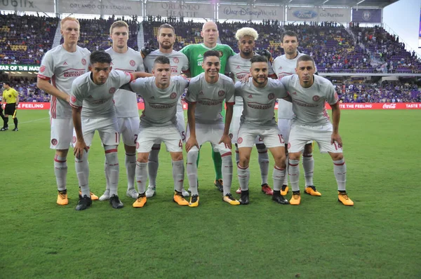 Orlando City Ospita Atlanta United All Orlando City Stadium Orlandon — Foto Stock