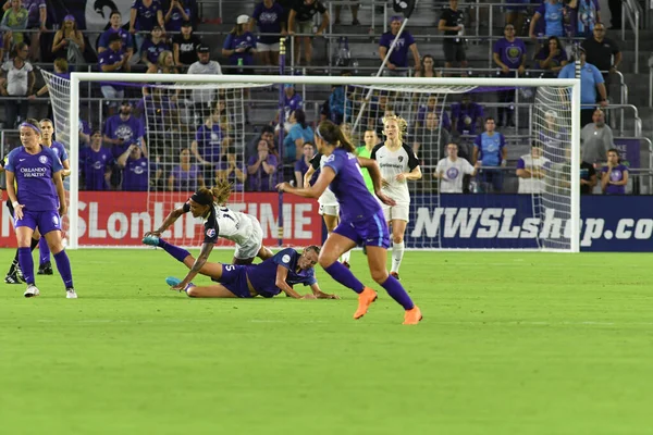 Orlando Pride Gastheer Van North Carolina Courage Exploria Stadium Mei — Stockfoto