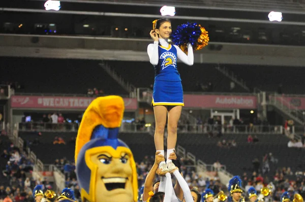 Georgia State Affronta San Jose State Durante Cure Bowl Camping — Foto Stock