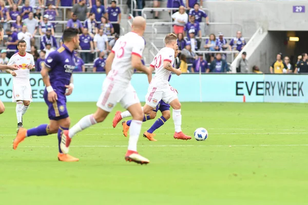 Orlando City Host New York Red Bulls Exploria Stadium Orlando — Stock Photo, Image