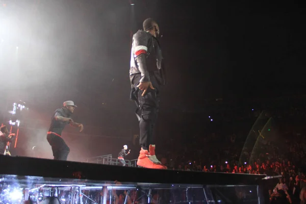 Cantante Usher Realiza Amway Center Orlando Florida Diciembre 2015 — Foto de Stock