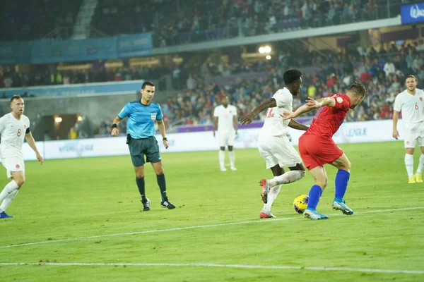 Amerikan Futbol Takımı 15 Kasım 2019 Cuma günü Orlando Florida 'daki Exploria Stadyumu' nda oynanan Concacaf Uluslar Ligi karşılaşmasında Kanada 'ya ev sahipliği yapmaktadır.