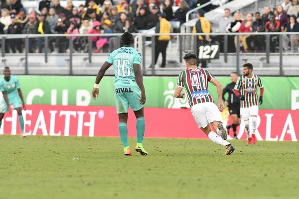 Fluminense Barcelona Florida Cup Spectrum Stadium Den Januari 2018 Orlando — Stockfoto