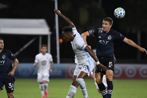 Mls Sırasındaki Minnesota United Ile Karşılaşan Kansas City Temmuz 2020 — Stok fotoğraf