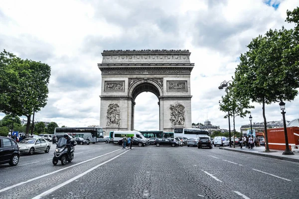 Die Verschönerte Stadt Paris Frankreich Mai 2017 — Stockfoto