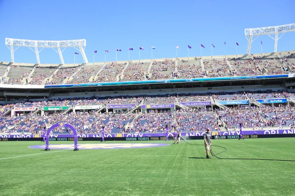 Orlando City Hostitel Real Salt Lake Citrus Bowl Orlandu Floridě — Stock fotografie