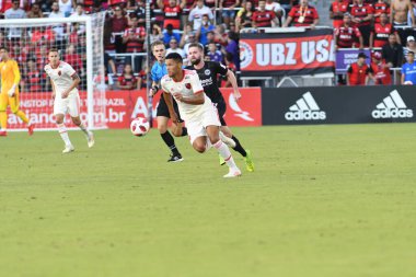 Flamengo Eintracht Frankfurt 'a karşı 12 Ocak 2019 Cumartesi günü Orlando City Stadyumu' nda.  
