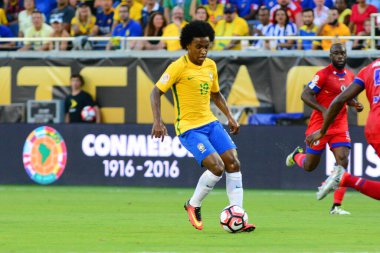 Brezilya, 8 Haziran 2016 tarihinde Orlando Florida 'daki Copa America Centenario' da Haiti ile karşılaştı.. 