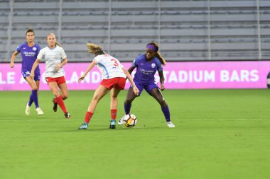 Orland Pride, 25 Ağustos 2018 'de Orlando Florida' daki Exploria Stadyumu 'nda Chicago Red Stars' a ev sahipliği yapıyor..  