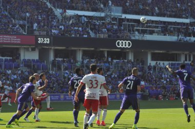 Orlando City SC, 9 Nisan 2019 'da Orlando, Florida' daki Citrus Bowl 'da New York Red Bulls' a ev sahipliği yapıyor.. 