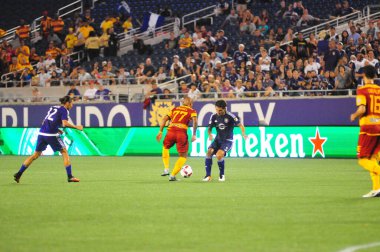 Orlando City SC, 29 Haziran 2016 'da Orlando Florida' daki Kamp Dünyası Stadyumu 'nda Fort Lauderdale Strikers' a ev sahipliği yaptı..