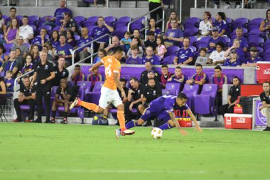 Orlando City SC, 22 Eylül 2018 'de Florida Exploria Stadyumu' nda Houston Dynamo 'yu ağırladı..