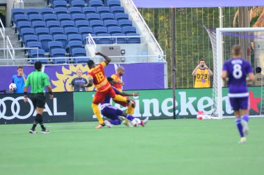 Orlando City SC, 29 Haziran 2016 'da Orlando Florida' daki Kamp Dünyası Stadyumu 'nda Fort Lauderdale Strikers' a ev sahipliği yaptı..
