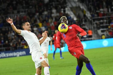 Amerikan Futbol Takımı 15 Kasım 2019 Cuma günü Orlando Florida 'daki Exploria Stadyumu' nda oynanan Concacaf Uluslar Ligi karşılaşmasında Kanada 'ya ev sahipliği yapmaktadır.