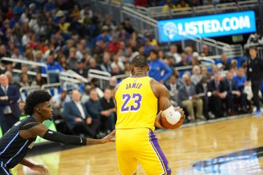 Orlando Magic 11 Aralık 2019 Çarşamba günü Orlando Forida 'daki Amway Center' da Los Angeles Lakers 'a ev sahipliği yaptı..  