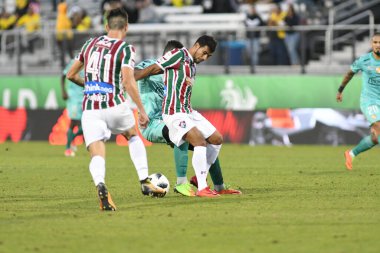 Fluminense, Florida Kupası 'nda 15 Ocak 2018' de Orlando Florida 'da oynanan Spektrum Stadyumu' nda Barcelona SC 'ye karşı..