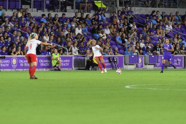 Orland Pride, 25 Ağustos 2018 'de Orlando Florida' daki Exploria Stadyumu 'nda Chicago Red Stars' a ev sahipliği yapıyor..  