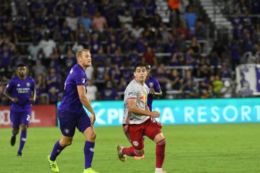 Orlando City 21 Temmuz 2019 tarihinde Florida, Orlando 'da Exploria Stadyumu' nda New York Red Bulls 'a ev sahipliği yaptı..