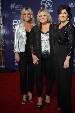 15 Ekim 2019 'da Nashville, Tennessee' deki Linbscome Üniversitesi 'nde verilen 50. GMA Dove Ödülleri sırasında kırmızı halı. 