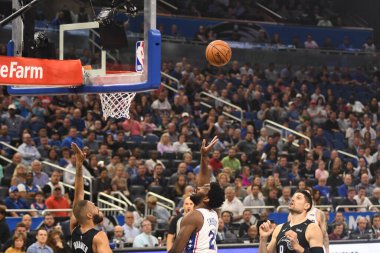 Orlando Magic, Philadelphia 76ers 'ı 25 Mart 2019' da Orlando Florida 'daki Amway Arena' da ağırlıyor.. 