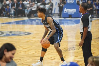 Orlando Florida Exploria Stadyumu 'ndaki 2019 Tedavi Kupası 21 Aralık 2019 Georgia Southern Eagles' a karşı Liberty Flames.  