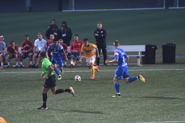 Atlanta United sunucusu Tigres & MLS Homegrown takımları 31 Temmuz 2018 'de Atlanta, Georgia' da düzenlenen MLS All Star haftasında.