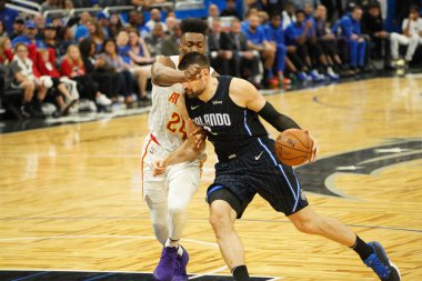 Orlando Magic 30 Aralık 2019 tarihinde Orlando, Florida 'daki Amway Center' da Atlanta Hawks 'a ev sahipliği yaptı.