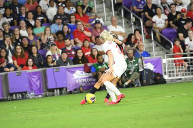 5 Mart 2020 'de Orlando Florida' daki Exploria Stadyumu 'nda düzenlenen 2020 SheBelieves Kupası' nda ABD - İngiltere Karşılaşması 