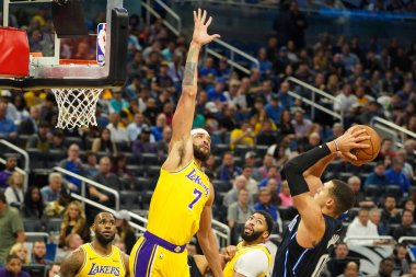 Orlando Magic 11 Aralık 2019 Çarşamba günü Orlando Forida 'daki Amway Center' da Los Angeles Lakers 'a ev sahipliği yaptı..  