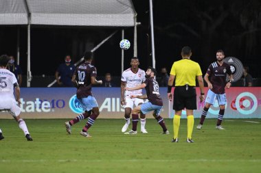 Real Salt Lake, 12 Temmuz 2020 'de Orlando Florida' da düzenlenen MLS Sırt Turnuvası sırasında Colorado Rapids ile karşı karşıya.