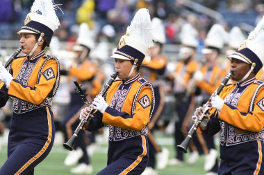 Notre Dame, 1 Ocak 2018 'de Orlando Florida' daki Dünya Kampı Stadyumu 'nda oynanan Citrus Bowl sırasında LSU ile karşılaşacak. Fotoğraf: Marty Jean-Louis