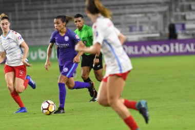 Orland Pride, 25 Ağustos 2018 'de Orlando Florida' daki Exploria Stadyumu 'nda Chicago Red Stars' a ev sahipliği yapıyor..  