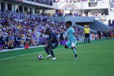 Orlando City SC 20 Nisan 2019 'da Orlando City Stadyumu' nda Vancouver Whitecaps 'a ev sahipliği yapıyor..  