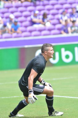 Orlando City 15 Nisan 2017 'de Florida, Orlando' daki Citrus Bowl 'da Los Angeles Galaksisine ev sahipliği yaptı..  