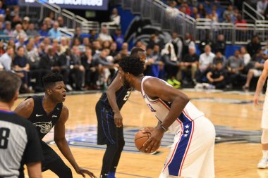 Orlando Magic, Philadelphia 76ers 'ı 14 Kasım 2018' de Orlando Florida 'daki Amway Center' da ağırlıyor..
