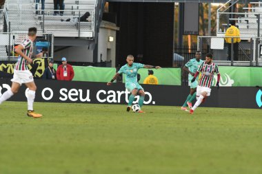 Fluminense, Florida Kupası 'nda 15 Ocak 2018' de Orlando Florida 'da oynanan Spektrum Stadyumu' nda Barcelona SC 'ye karşı..