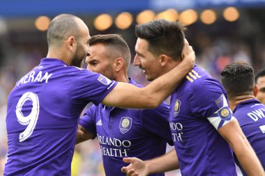 Orlando City, 31 Mart 2018 'de Orlando Florida' daki Exploria Stadyumu 'nda New York Red Bulls' a ev sahipliği yaptı..
