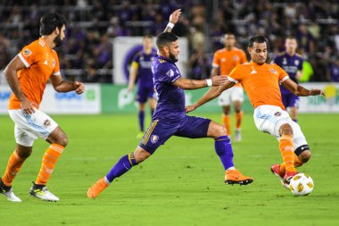 Orlando City SC, 22 Eylül 2018 'de Florida Exploria Stadyumu' nda Houston Dynamo 'yu ağırladı..
