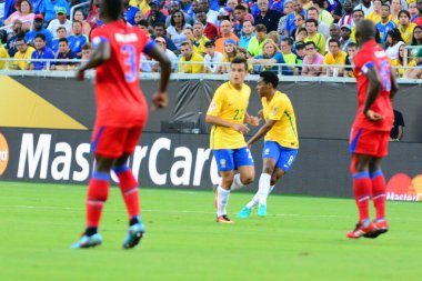 Brezilya, 8 Haziran 2016 tarihinde Orlando Florida 'daki Copa America Centenario' da Haiti ile karşılaştı.. 