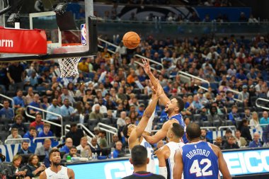 Orlando Magic 13 Ekim 2019 'da Florida, Orlando' daki Amway Center 'da Philadelphia 76ers' a ev sahipliği yaptı.. 