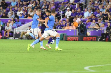 Orlando City 26 Temmuz 2018 'de Florida Exploria Stadyumu' nda NYC FC 'ye ev sahipliği yaptı. Fotoğraf: Marty Jean-Louis