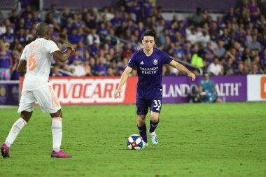 Orlando City, 23 Ağustos 2019 Cuma günü Florida, Orlando 'daki Exploria Stadyumu' nda Atlanta United 'a ev sahipliği yaptı.