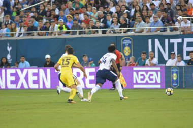 Paris Saint-Germain, Tottenham Hotspur 'a karşı 22 Temmuz 2017' de Orlando Florida 'daki Citrus Bowl' da. 