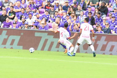 Orlando City, 31 Mart 2018 'de Orlando Florida' daki Exploria Stadyumu 'nda New York Red Bulls' a ev sahipliği yaptı..