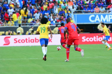 Brezilya, 8 Haziran 2016 tarihinde Orlando Florida 'daki Copa America Centenario' da Haiti ile karşılaştı..