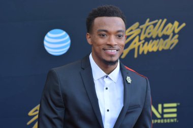 24 Mart 2018 Cumartesi günü Las Vegas 'taki Orleans Resort' ta düzenlenen 33. Yıldız Ödülleri Kırmızı Halı sırasında ünlüler.