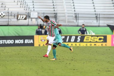 Fluminense, Florida Kupası 'nda 15 Ocak 2018' de Orlando Florida 'da oynanan Spektrum Stadyumu' nda Barcelona SC 'ye karşı..