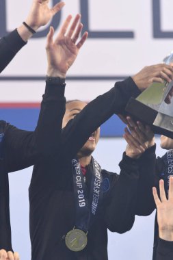 SheBelieves Kupası, 5 Mart 2019 tarihinde Tampa Florida Raymond James Stadyumu 'nda İngiltere' yi şampiyon ilan etmiştir. Fotoğraf: Marty Jean-Louis