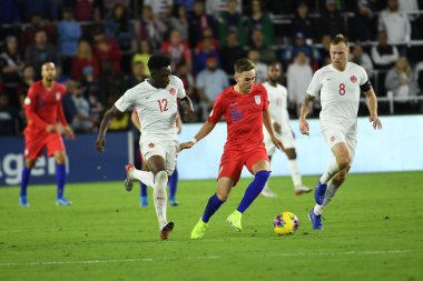 Amerikan Futbol Takımı 15 Kasım 2019 Cuma günü Orlando Florida 'daki Exploria Stadyumu' nda oynanan Concacaf Uluslar Ligi karşılaşmasında Kanada 'ya ev sahipliği yapmaktadır.